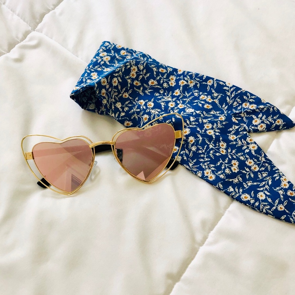 Heart Shaped Polar Lens Sunglasses ☀️